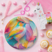 Fantasy Birds Silk Bird Pappteller (Party)