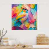 Fantasy Birds Silk Bird Poster (Küche)