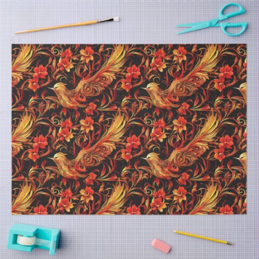 Fantasy Birds Tissue Paper Seidenpapier (Basteln)
