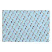 Fantasy Birthday Unicorn Regenbogen und Wolken Kissenbezug (Rückseite)