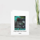 FANTASY BLACK FAIRE CAT 1 CUSTOMIZE-Karte Karte (Rückseite)