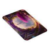 Fantasy Bläserhof Rosa Baum Magnet (Rechte Seite)