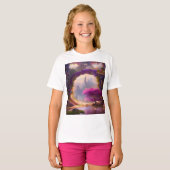 Fantasy Bläserhof Rosa Baum T-Shirt (Vorne ganz)