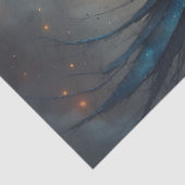 Fantasy-Blauer-Phönix-Vogel-Decoupage-Papier Seidenpapier (Ausschnitt)