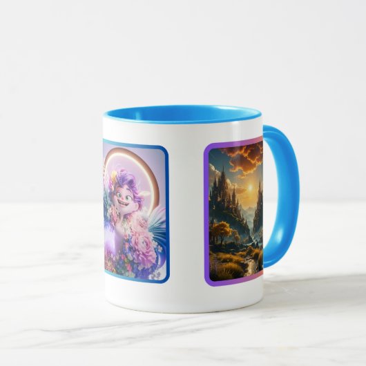 Fantasy Blossom Freude; Kaffee Tasse (VorderseiteRechts)