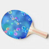 Fantasy blue bubbles ping pong Paddle Tischtennis Schläger (Seitenansicht)