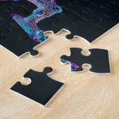 Fantasy Blue Fire Dragon Puzzle (Seite)