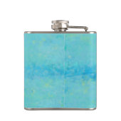 Fantasy Blue Sea Dragon Seepferd Seetang Flachmann (Rückseite)