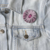 Fantasy Blume Abstrakt Plum Flora Fraktal Kunst Button (Beispiel)