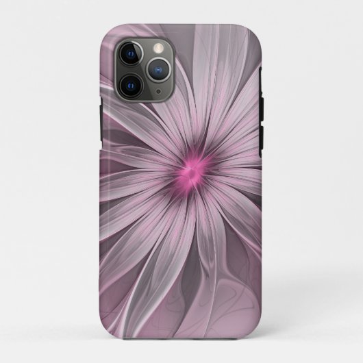 Fantasy Blume Abstrakt Plum Flora Fraktal Kunst Case-Mate iPhone Hülle (Rückseite)