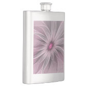 Fantasy Blume Abstrakt Plum Flora Fraktal Kunst Flachmann (Rechts)