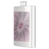 Fantasy Blume Abstrakt Plum Flora Fraktal Kunst Flachmann (Links)