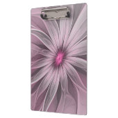 Fantasy Blume Abstrakt Plum Flora Fraktal Kunst Klemmbrett (Links)