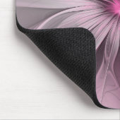 Fantasy Blume Abstrakt Plum Flora Fraktal Kunst Mousepad (Ecke)
