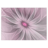 Fantasy Blume Abstrakt Plum Flora Fraktal Kunst Tischdecke (Vorderseite (Horizontal))
