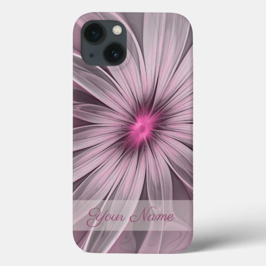 Fantasy Blume Abstrakt Plum Fraktal Name Case-Mate iPhone Hülle (Rückseite)