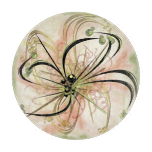 Fantasy Blume Charcuterie Board Schneidebrett