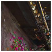 Fantasy Blume Church - Fabric Stoff (Muster)