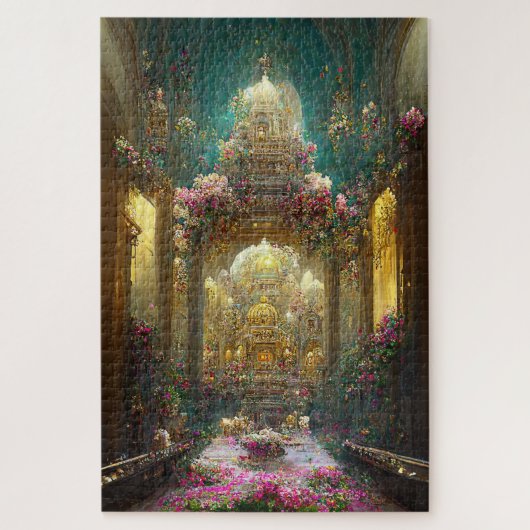 Fantasy Blume Church - Puzzle (Vertikal)