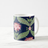 Fantasy-Blume: Dunkle indische Motive Kaffeetasse (VorderseiteRechts)