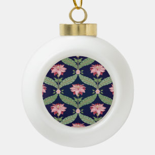Fantasy-Blume: Dunkle indische Motive Keramik Kugel-Ornament