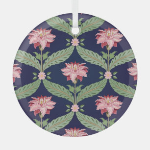 Fantasy-Blume: Dunkle indische Motive Ornament Aus Glas