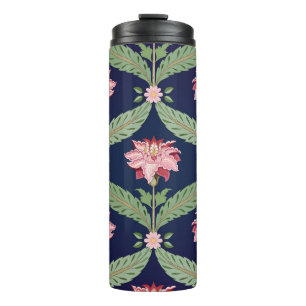 Fantasy-Blume: Dunkle indische Motive Thermosbecher