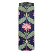 Fantasy-Blume: Dunkle indische Motive Thermosbecher (Rückseite)