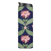 Fantasy-Blume: Dunkle indische Motive Thermosbecher (Nach rechts gedreht)