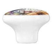 Fantasy Blume Fairies Serie Keramikknauf (Seitenansicht)