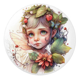 Fantasy Blume Fairies Serie Keramikknauf