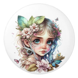 Fantasy Blume Fairies Serie Keramikknauf