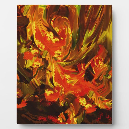 Fantasy-Blume Fotoplatte (Vorderseite)