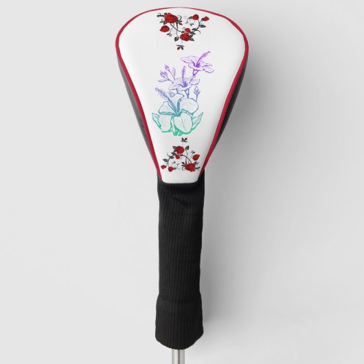Fantasy-Blume Golf Headcover (Vorderseite)