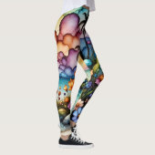 Fantasy-Blume Leggings (Rechts)