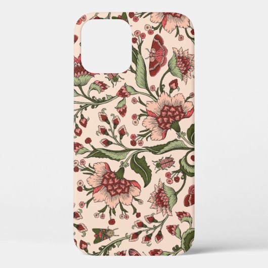 Fantasy Blume Paisley Hand Drawn Case-Mate iPhone Hülle (Rückseite)