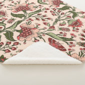 Fantasy Blume Paisley Hand Drawn Sherpadecke (3/4)