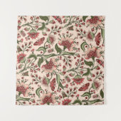 Fantasy Blume Paisley Hand Drawn Wandteppich (Vorderseite (Horizontal))