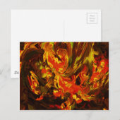 Fantasy-Blume Postkarte (Vorne/Hinten)