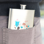 Fantasy-Blume und Birdie Flachmann (Beispiel)