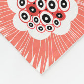 Fantasy-Blume und Birdie Fleecedecke (Ecke)