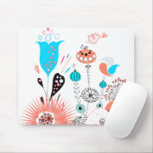 Fantasy-Blume und Birdie Mousepad (Mit Mouse)
