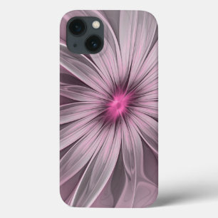 Fantasy-Blumen-Abstrakt-Pfirsich-Blumen-Fraktal-Ku Case-Mate iPhone Hülle