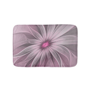 Fantasy-Blumen-Abstrakt-Pflaume-Blumen-Fraktal-Kun Badematte