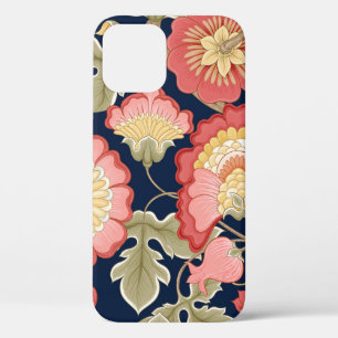 Fantasy-Blumen im retro, vintage, jacobean Stick Case-Mate iPhone Hülle