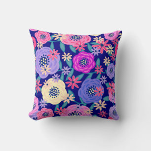 Fantasy-Blumendesign Kissen