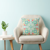 Fantasy-Blumenfliese-Sommerwiese Kissen (Stuhl )