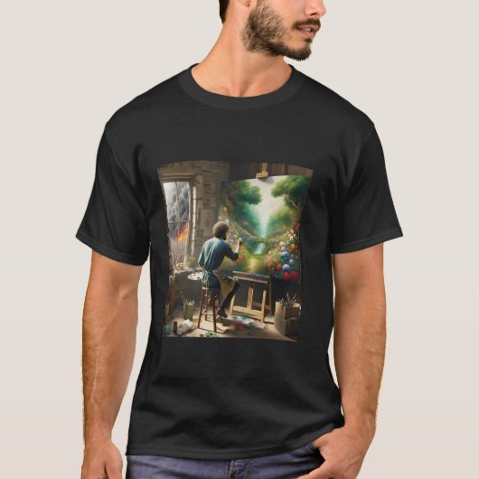Fantasy-Blumengarten T-Shirt (Vorderseite)