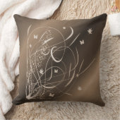 Fantasy-Blumenmuster Kissen (Decke)