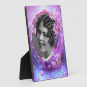 Fantasy-Blüten und Wasserkunstrahmen Plaque Fotoplatte (Seite)